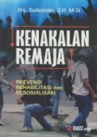 Image of Kenakalan Remaja : Prevensi, Rehabilitasi dan Resosialisasi, Edisi Kedua