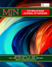 Image of The Malaysian Journal of Nursing, April 2023 Vol. 14 Issue 4